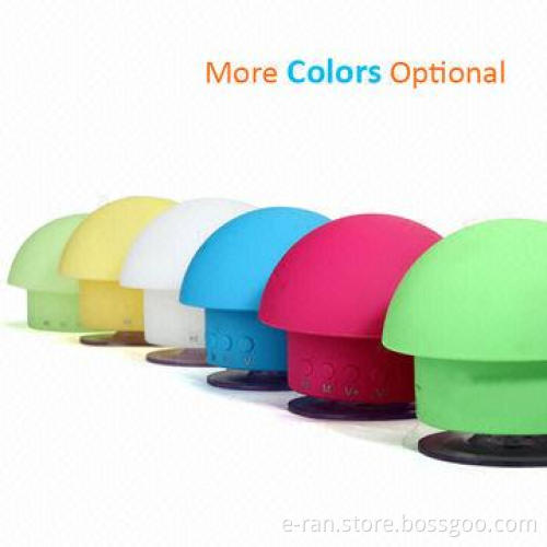 Mini Mushroom Bluetooth Speaker, Multicolor Options